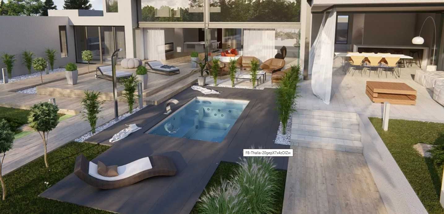 Basen z zadaszeniem jacuzzi ogrzewanie do 40C