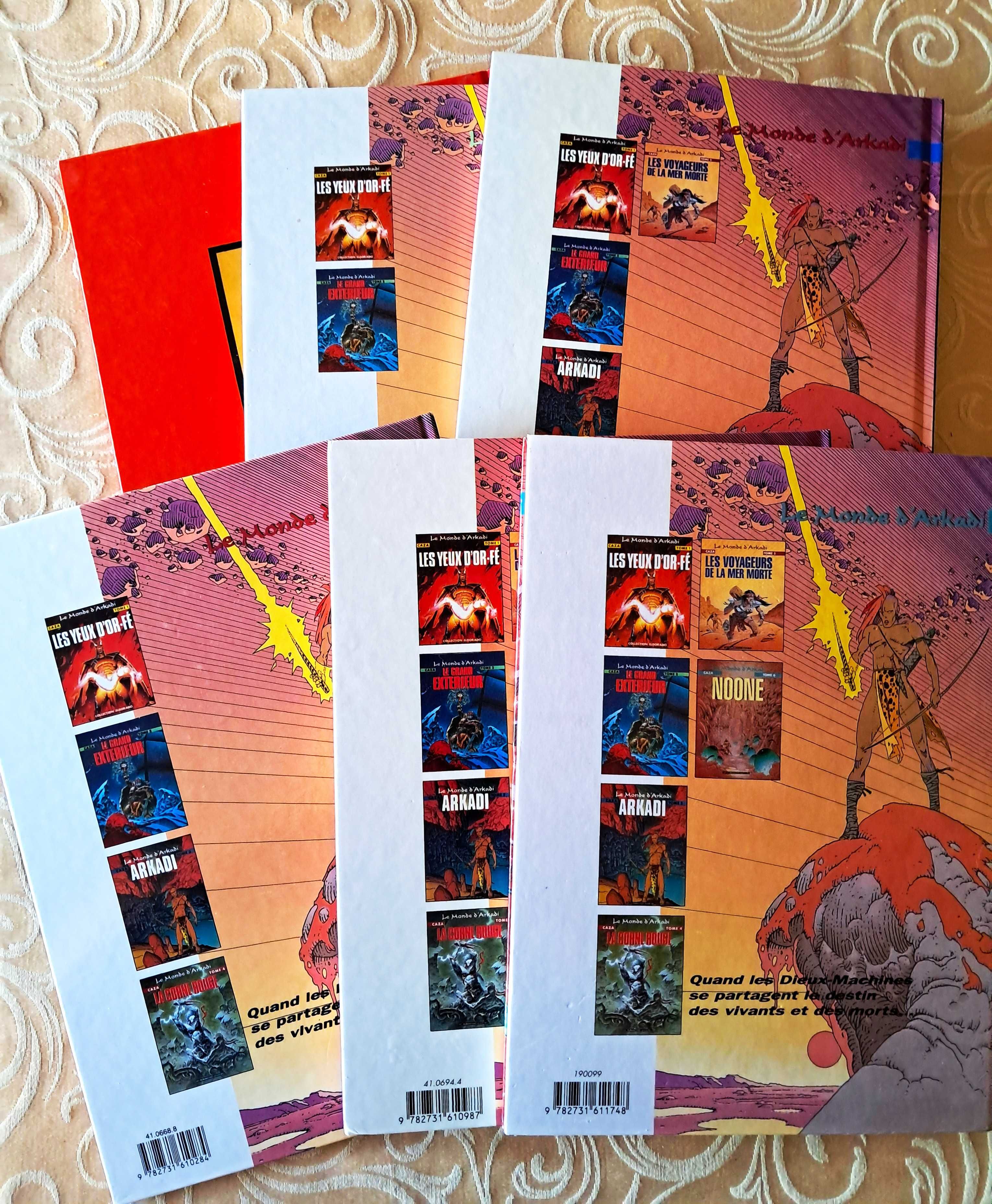 Livros BD - Caza - Le Monde d'Arkadi (francês)