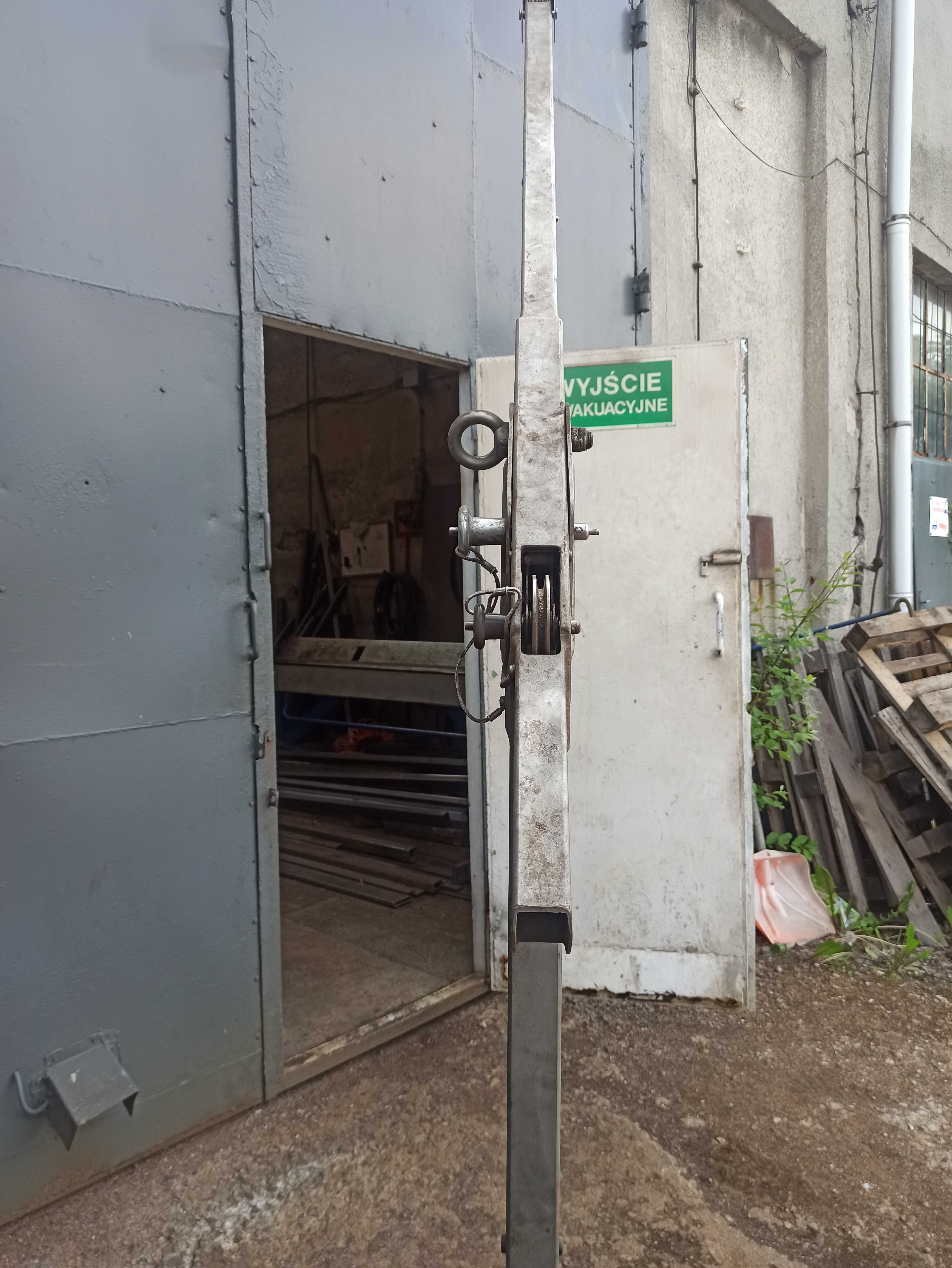Żurawik żuraw obrotowy ze stali nierdzewnej podnośnik dźwig nie hds