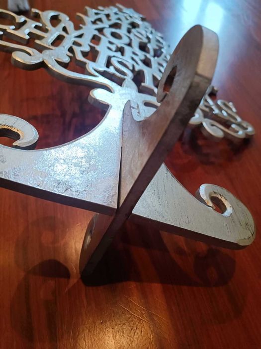 Árvore de Natal decorativa em madeira