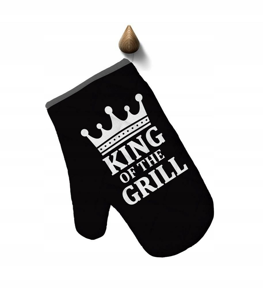 Rękawica kuchenna 17x28 King of the grill czarna D