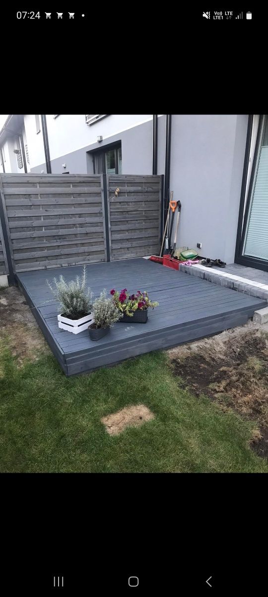 Gotowe moduły blatowe 240x100 Na tarasy