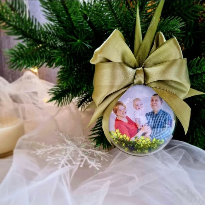 Кулька з фото на ялинку