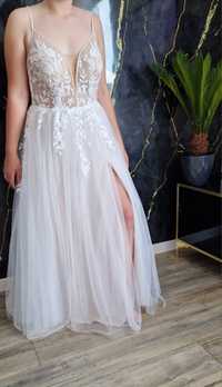 Suknia ślubna sukienka na poprawiny 44