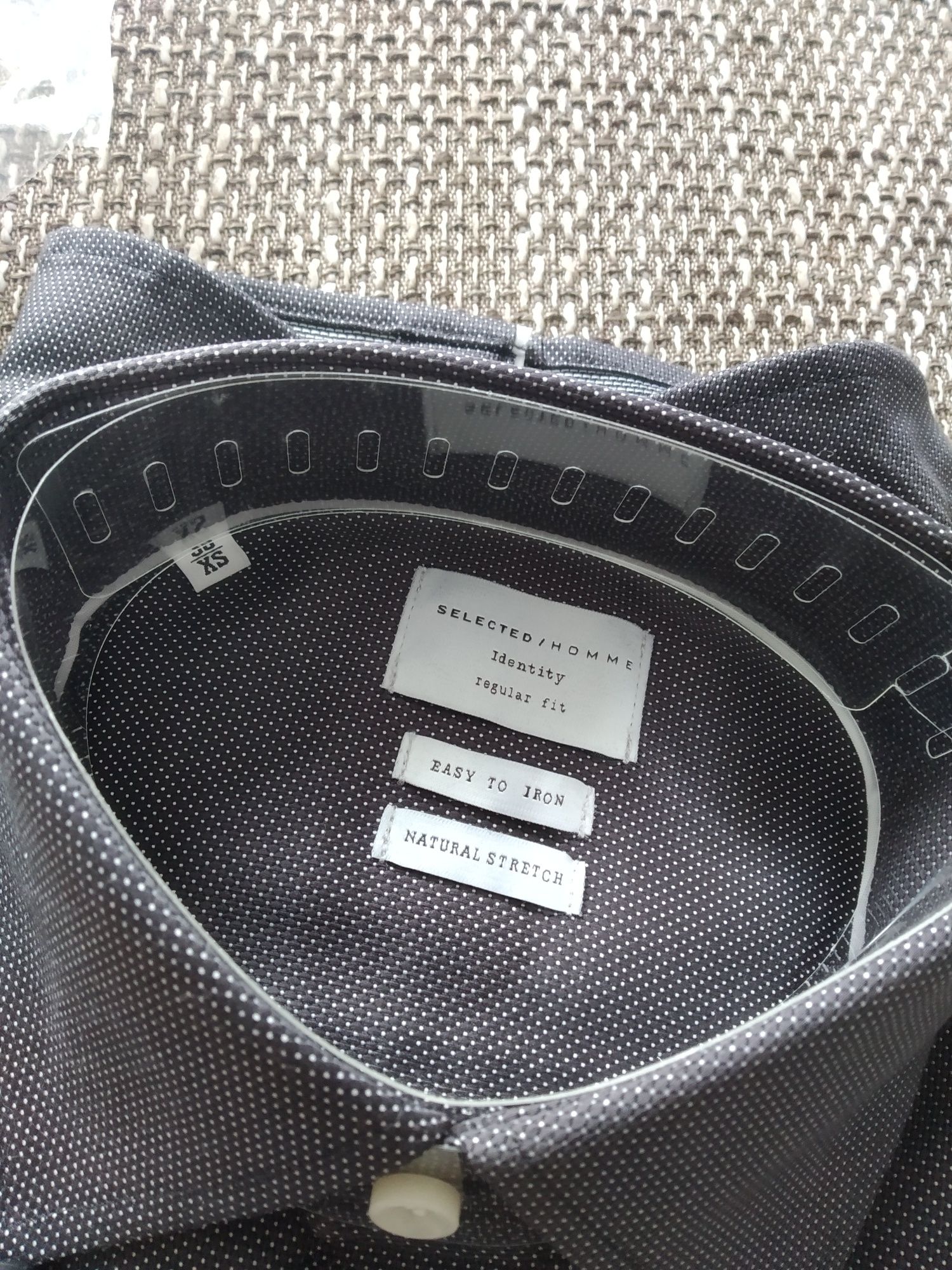 Selected homme koszula męska natural stretch regular fit