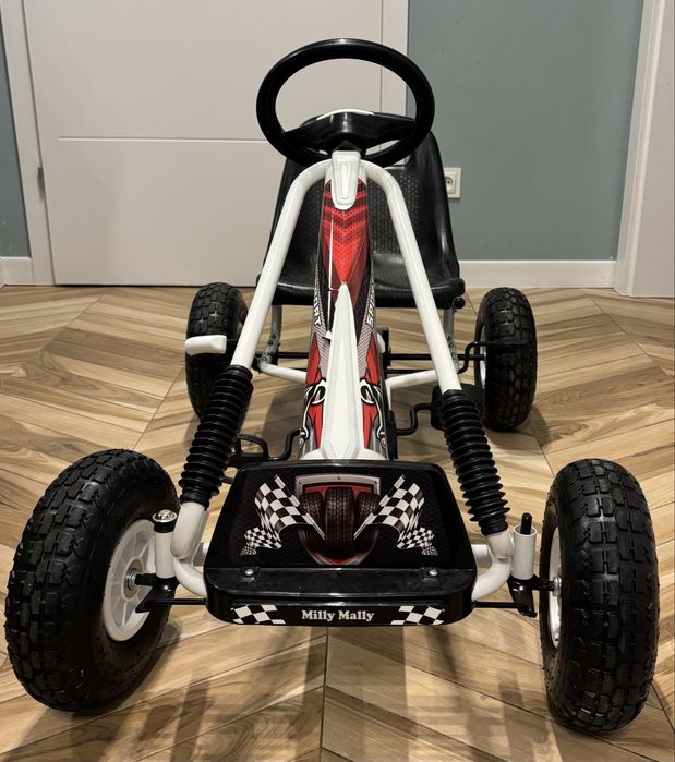Gokart na pedały Milly Mally thor white