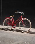 Bicicleta Cidade Brisa Bordeaux Customizada