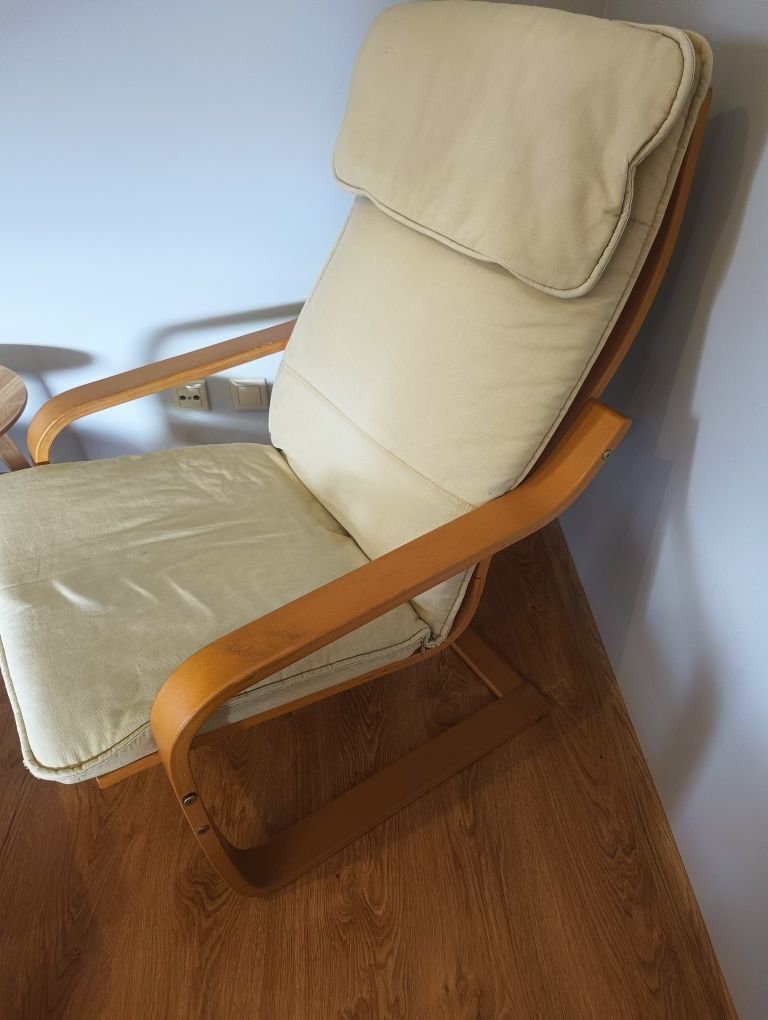 Fotel plus podnóżek poang Ikea