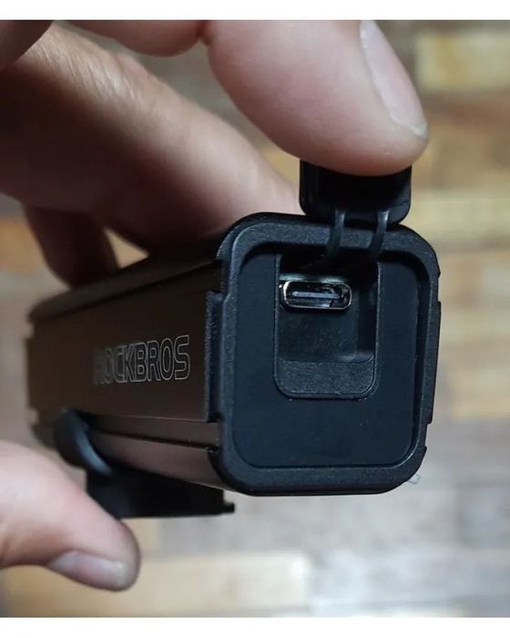 Фонарик на велосипед, велофара Rockbros 1000 люменів, фара с USB