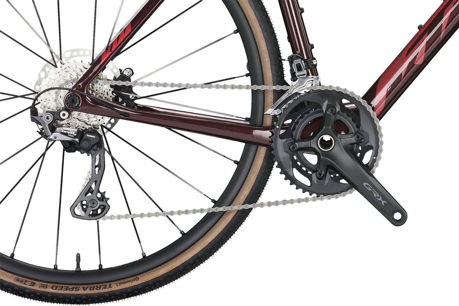 Rower Gravel KTM X-Strada Elite M/55 Czerwień (Chrome Red)