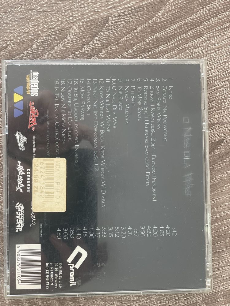 Rap płyty hip hop cd  hemp gru wwo sarius szpaku bonus sokol