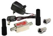 Wzmacniacz antenowy telewizyjny  APL-107e  zasilacz antenowy reglowany