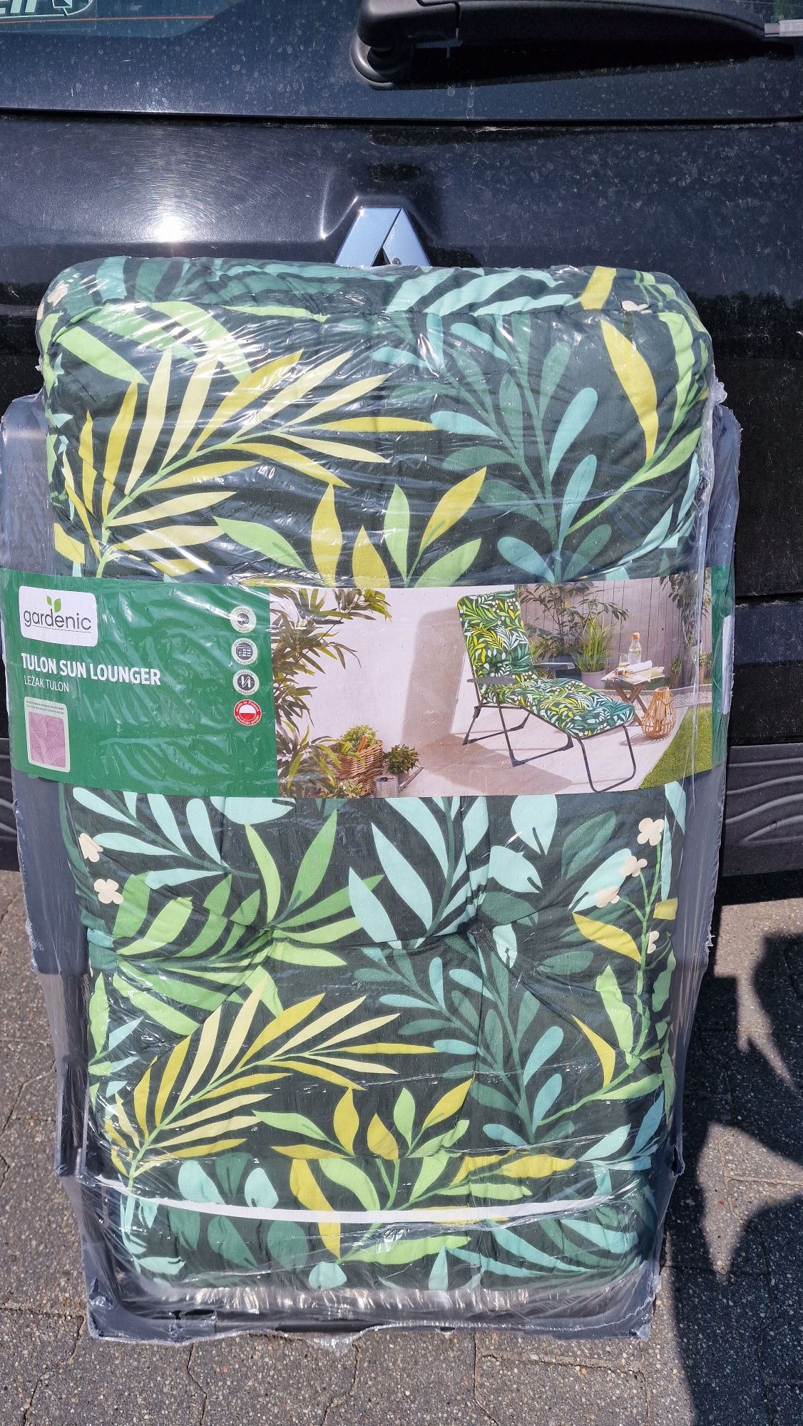 Leżak ogrodowy Patio Tulon G054-02IB, wielopozycyjny, zielony