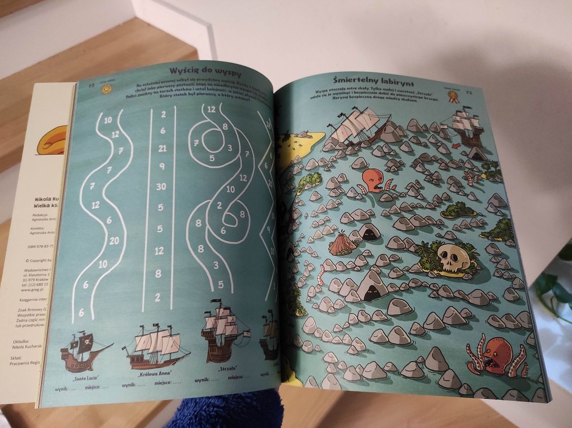 Nowa Wielka księga zagadek i łamigłówek Greg