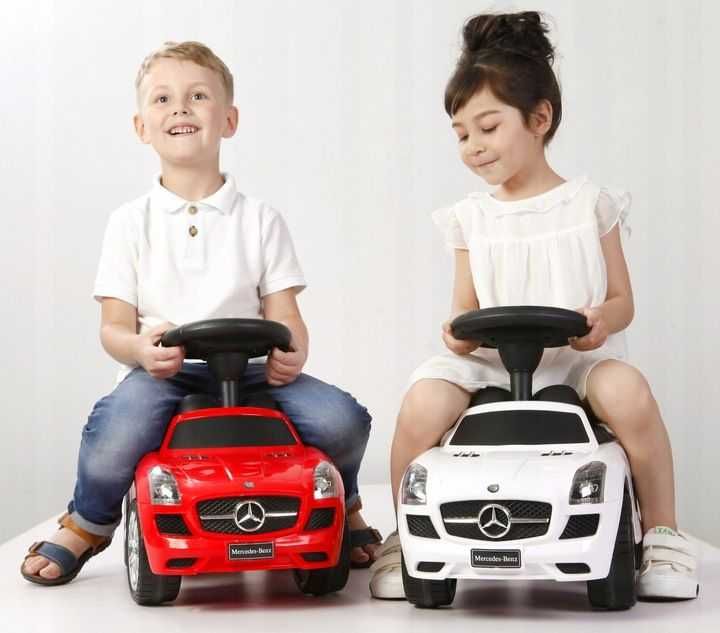 JEŹDZIK Pchacz dla Dzieci MERCEDES SLS Samochód Auto naLICENCJI Dźwięk