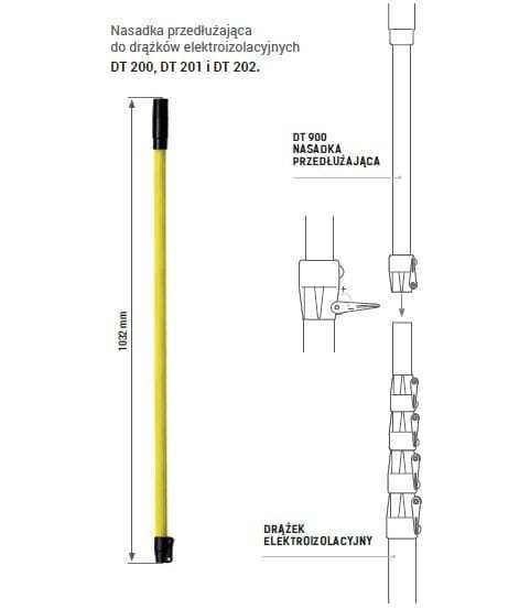 DT 900 PROTEKT Przedłużka z końcówką UDI NOWA