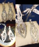 Шикарные серьги с кристаллами Swarovski