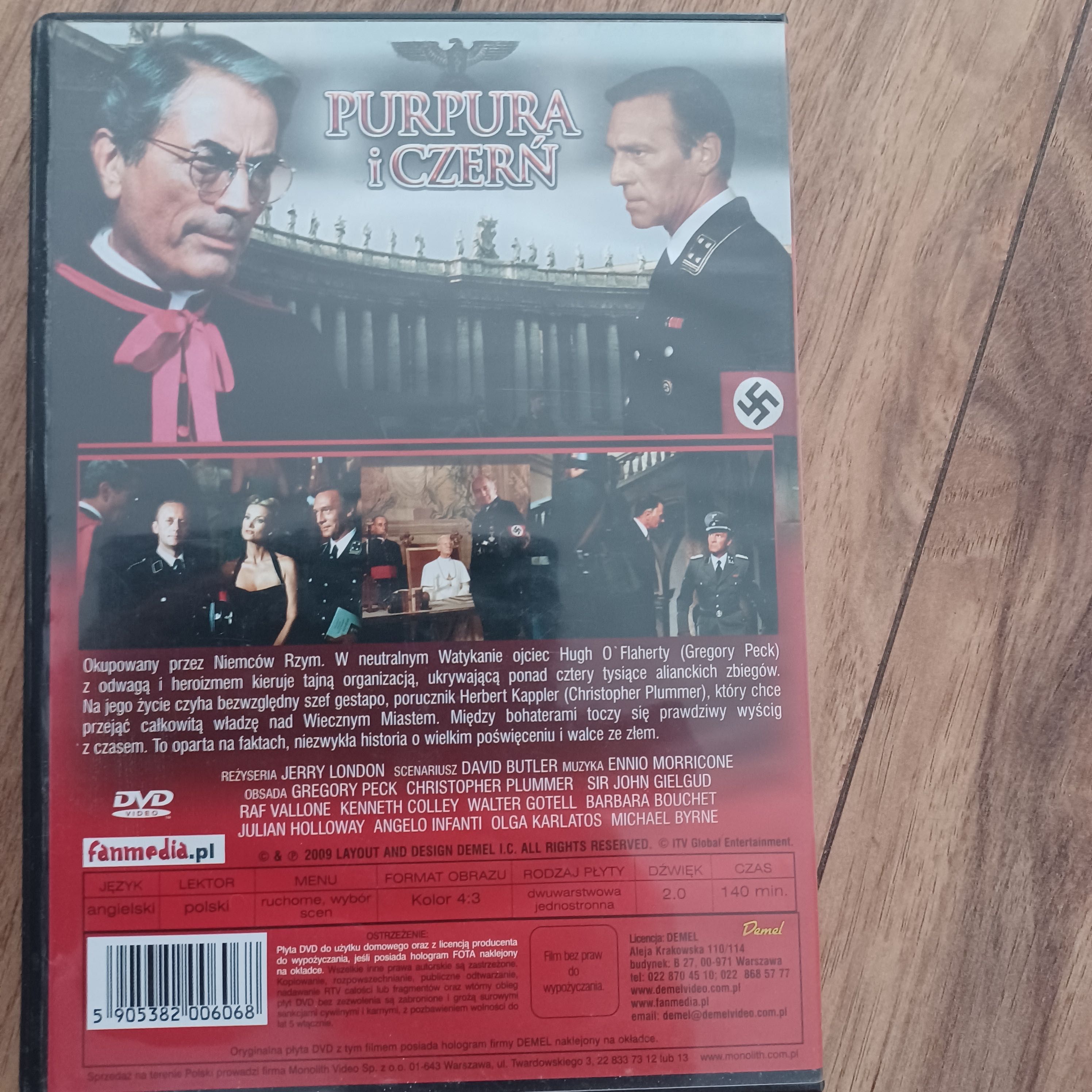 Płyta DVD Film Purpura i Czerń