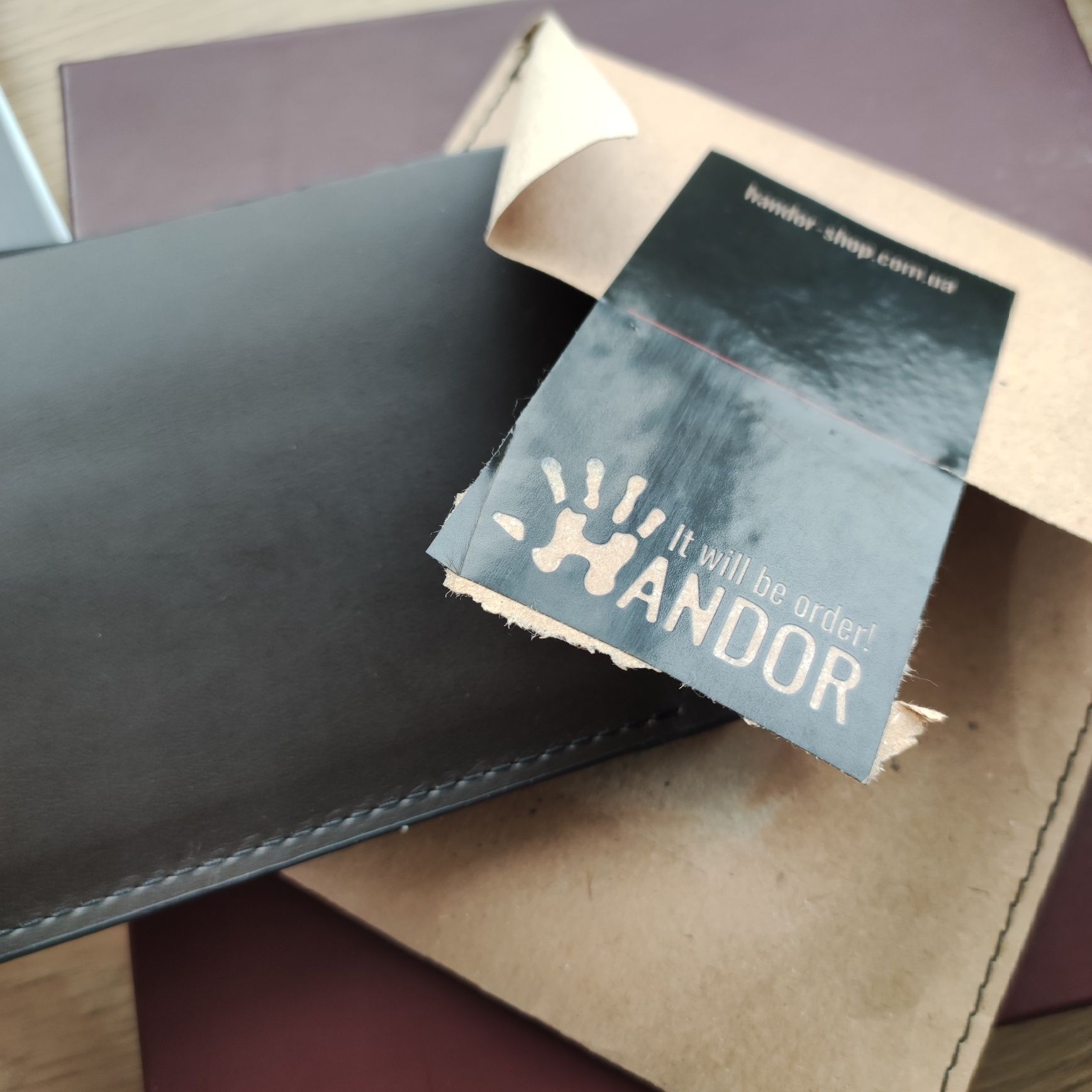 Чоловіче портмоне шкіра натуральна Handor