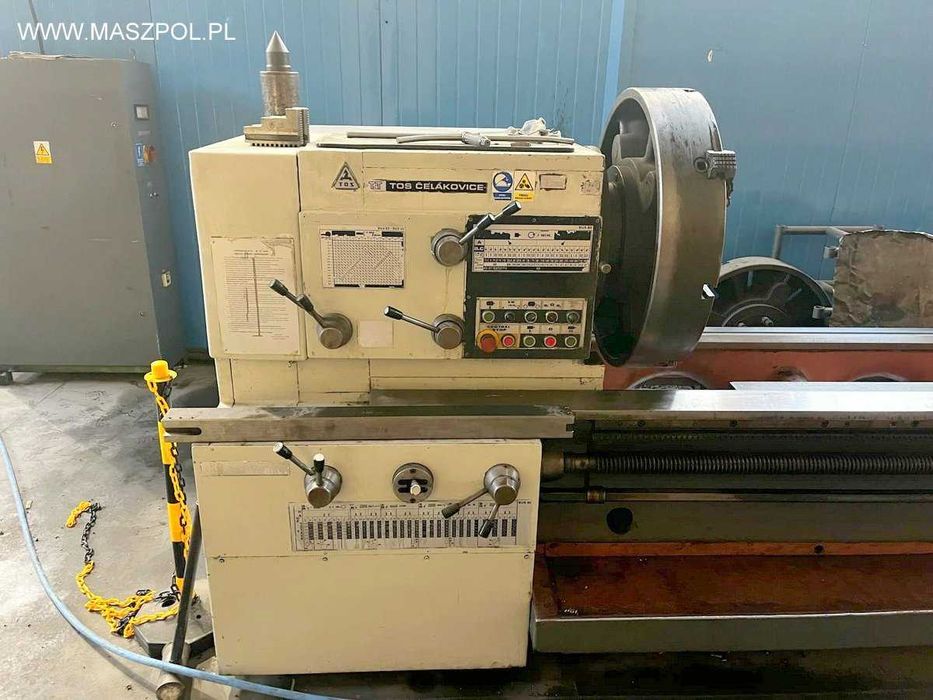 Tokarka TOS SUS - 80 x 5000 mm z odczytami EASSON - SUPER STAN - FILM