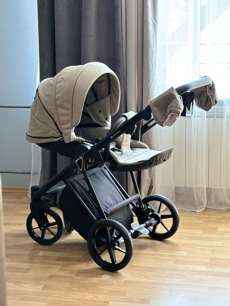 Wozek gleboko spacerowy 2w1 plus adaptery do fotelika
