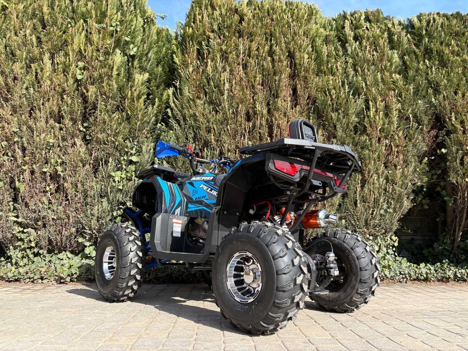 QUAD 150cc XXL // Pelikan Nero // Duża rama wyciagarka alufelgi raty