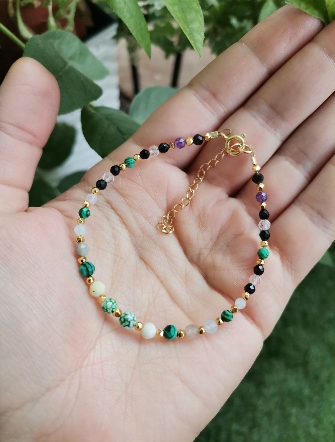 Bransoletka znak zodiaku Skorpion srebro regulacja kamienie opal turma