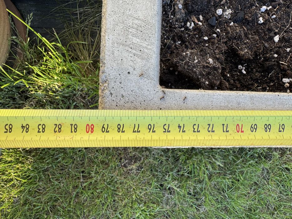 Donice betonowe 80x40x40 solidne