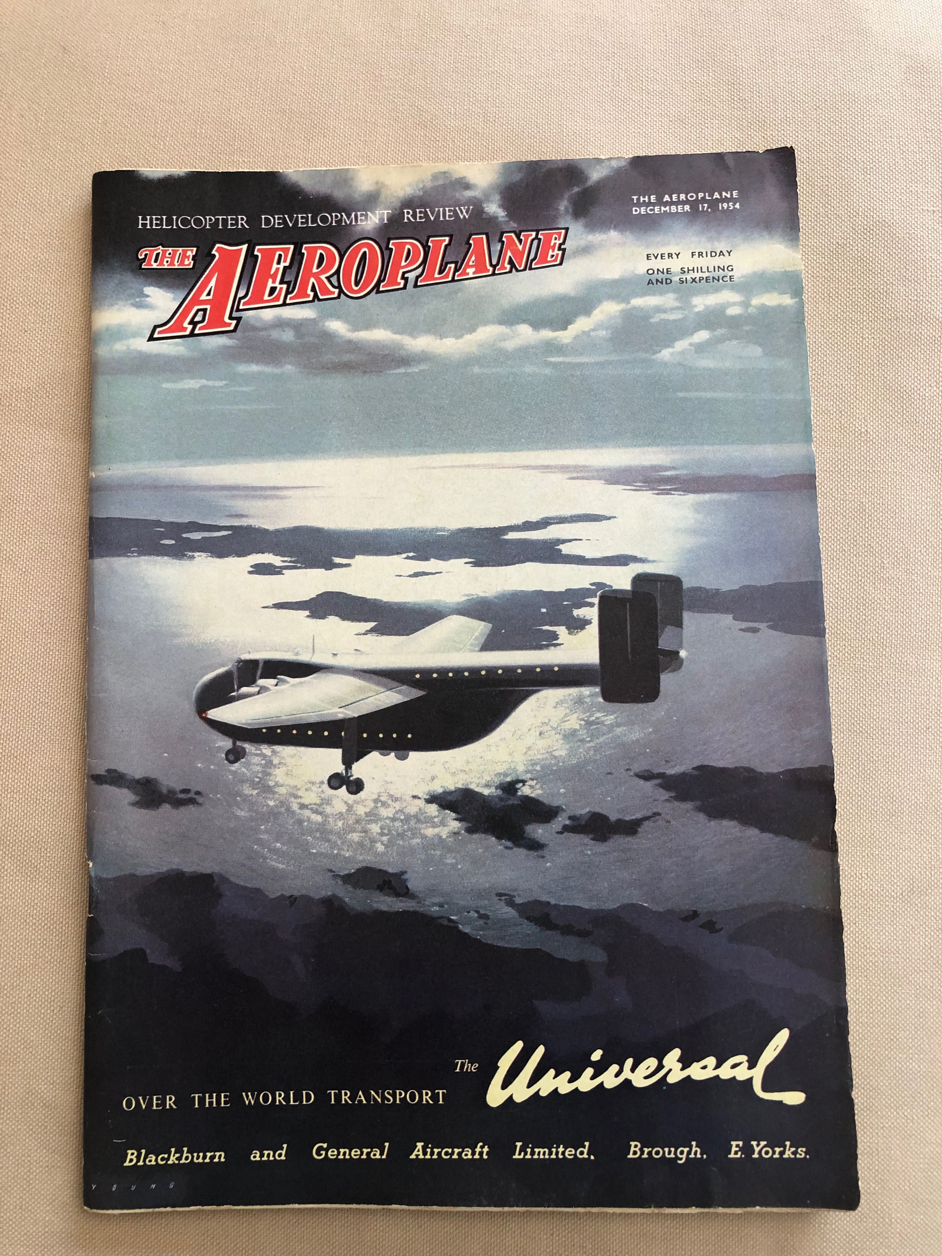 Helicopter development review magazine Dez 1954