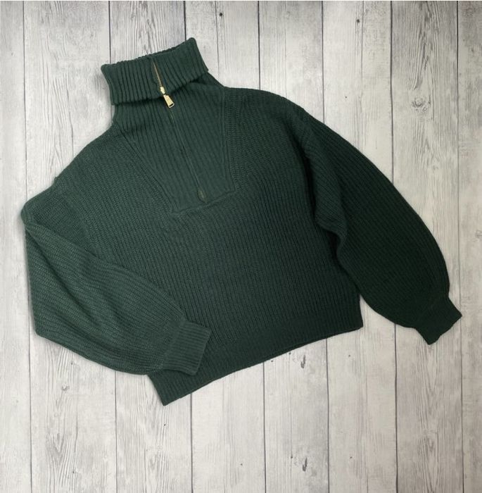 Акриловый женский зелёный свитер Brave Soul S(36)8
