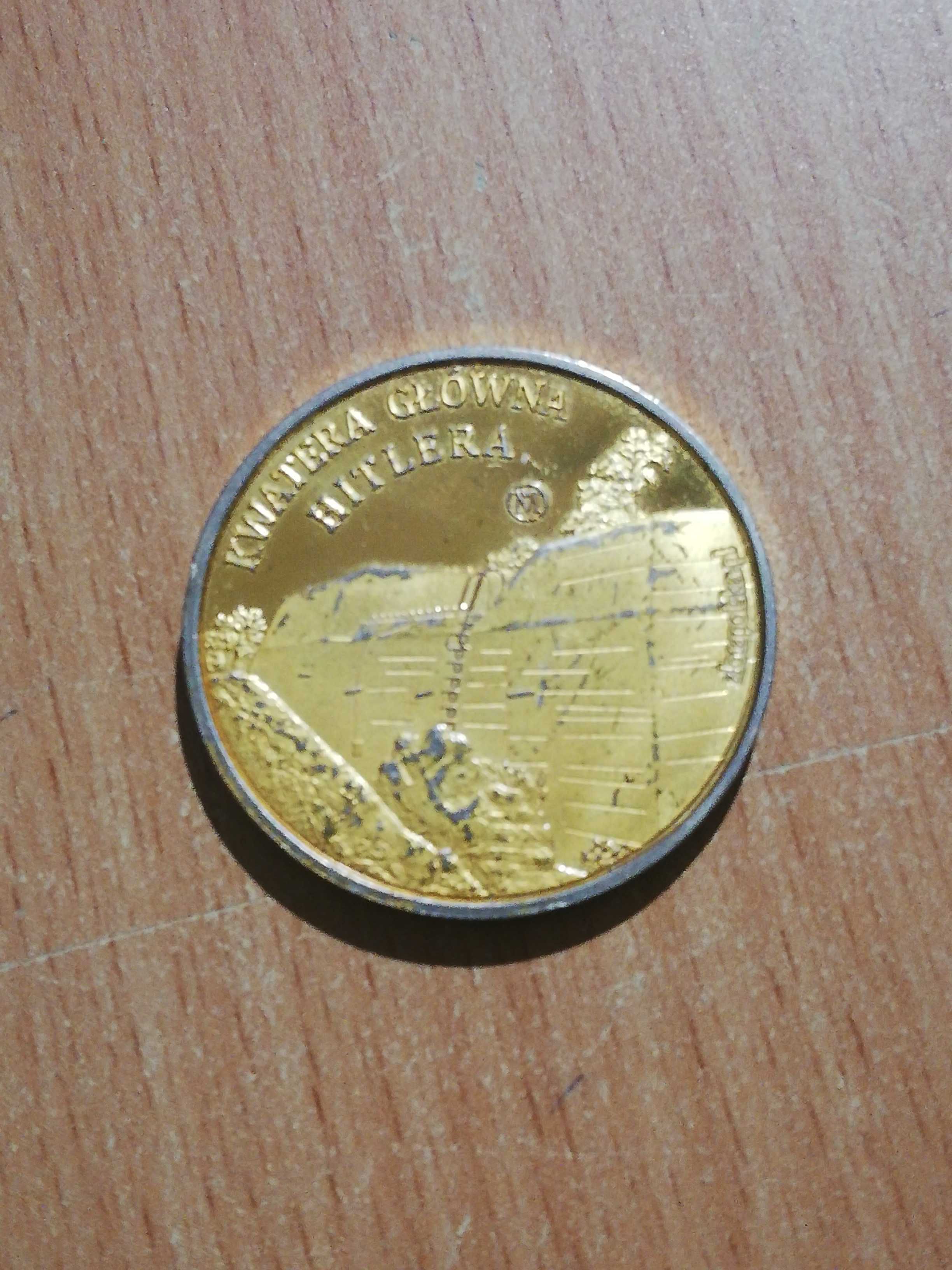 Stary medal moneta Wilczy Szaniec kwatera główna Hitlera   S
