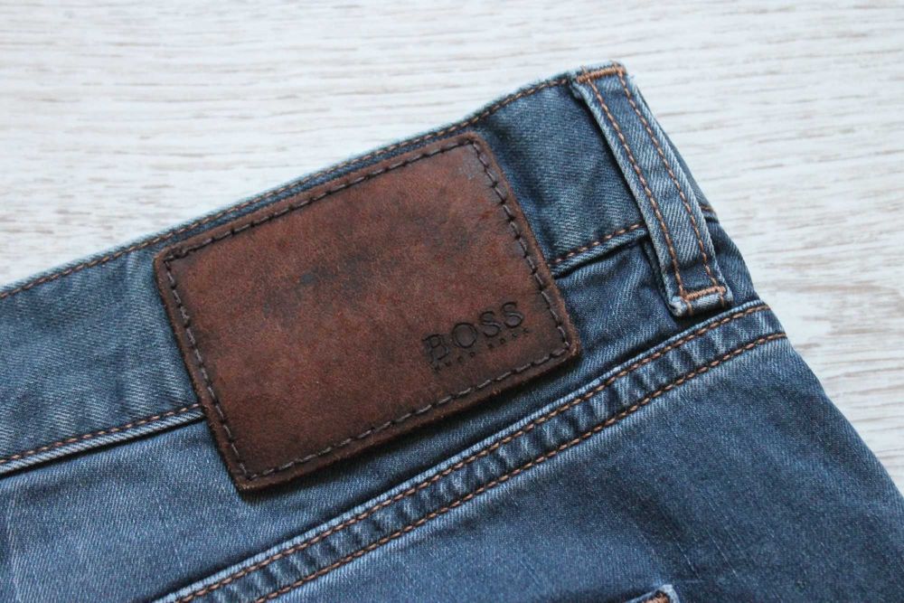 Мужские джинсы Hugo Boss Оригинал темно-синие Л-ХЛ W36-W38 и L32