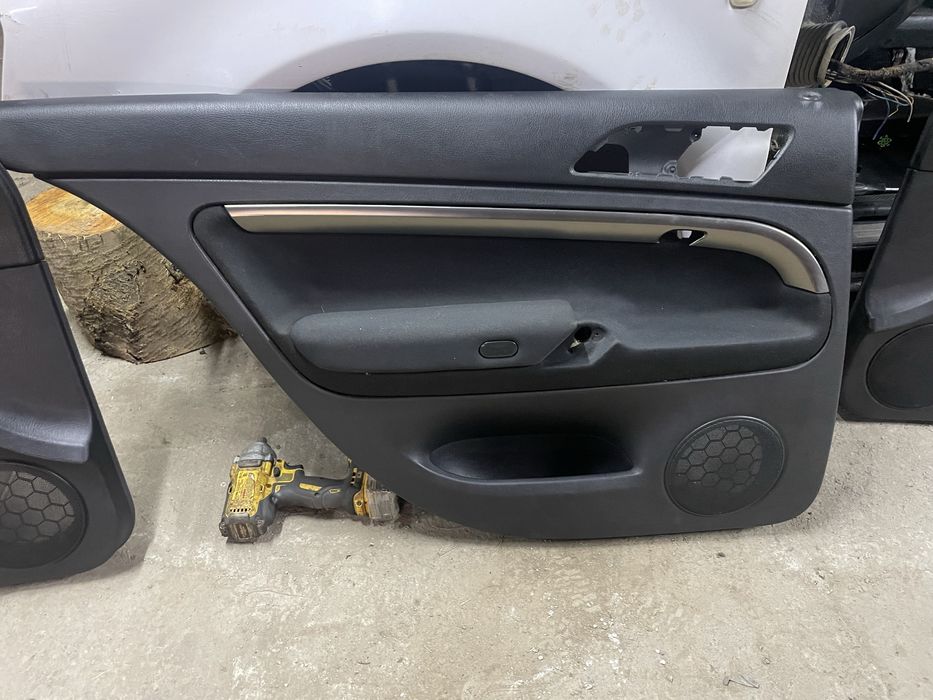 Шкіряні Карти дверей  Шкода Суперб 1 Skoda Superb кожа обшивка дверей