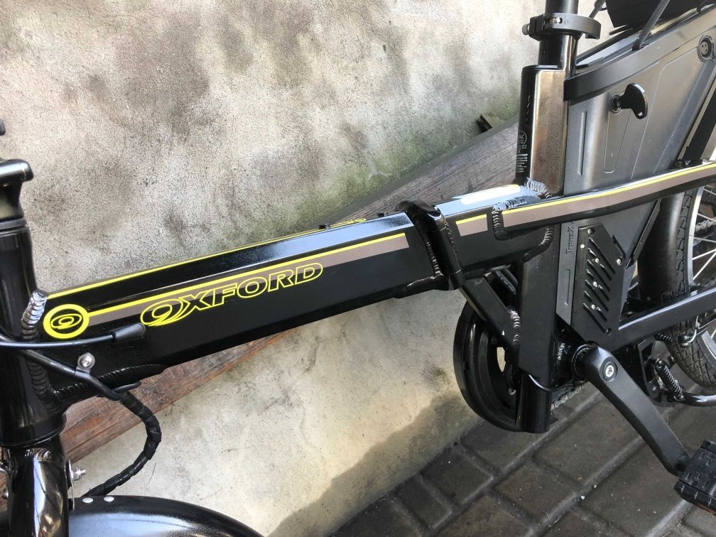 Складний електро велосипед 20" Oxford ручка газа