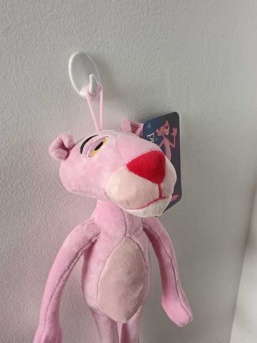 Novidade:Peluche Pantera Cor de Rosa 40cm