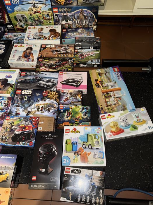 Lego MEGA haul de sets descontinuados, novos a excelentes precos