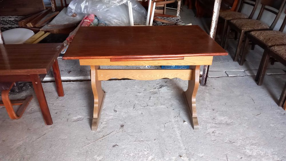 stolik drewniany-dębowy 120x60cm