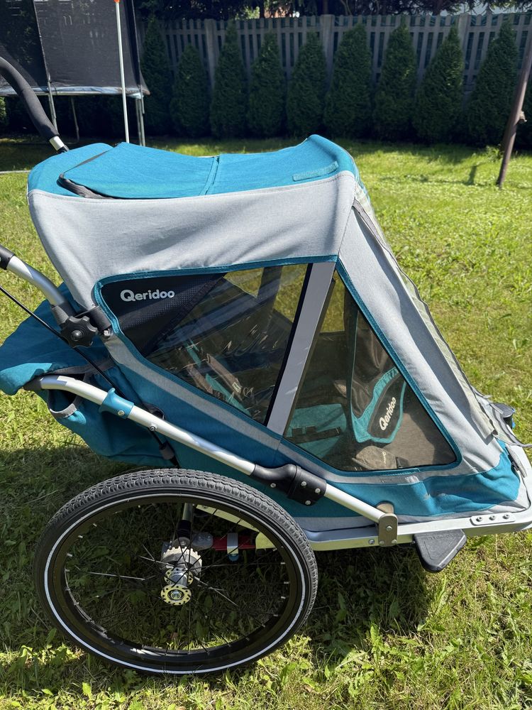 Wózek przyczepka rowerowa Qeridoo Speedkid 2