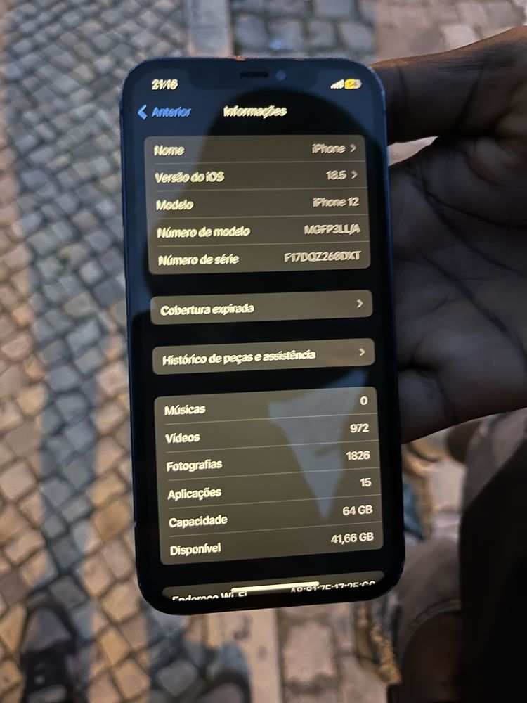 Iphone 12 64g em bom estado