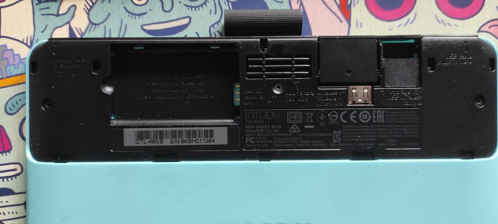 Графический планшет Wacom Intous Draw Blue Pen S