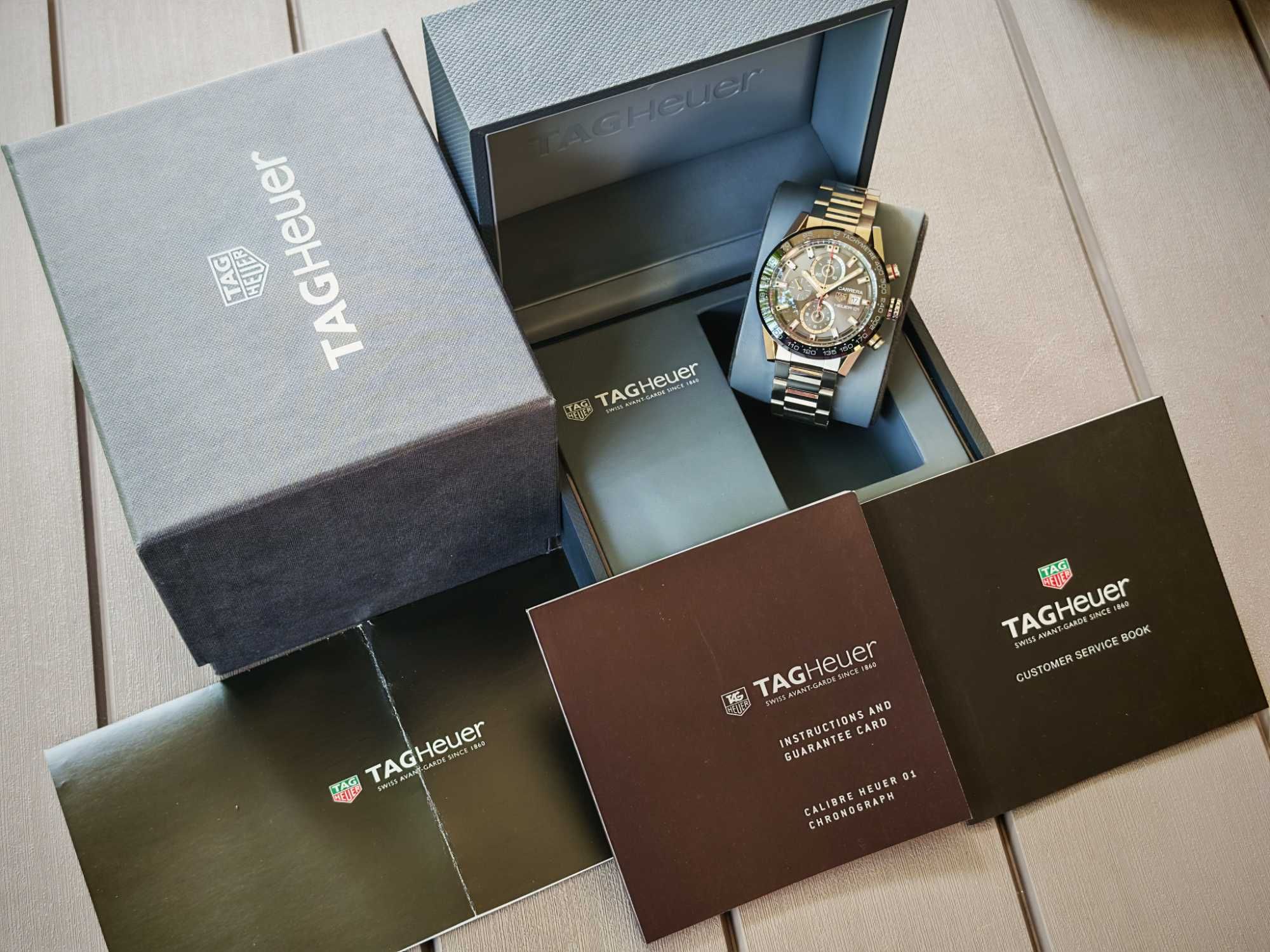 TAG Heuer Carrera Calibre Heuer 01 CAR201W.BA0714 Automat 43mm