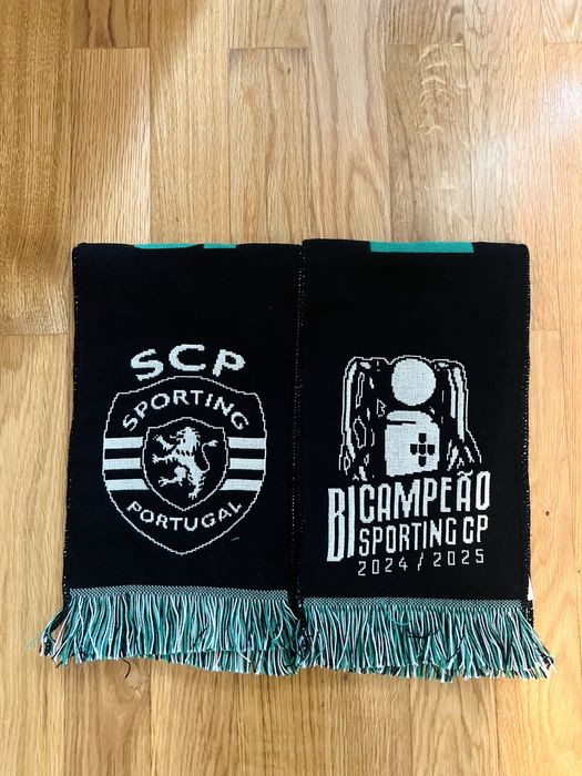 Cachecol Sporting Bicampeão 24/25
