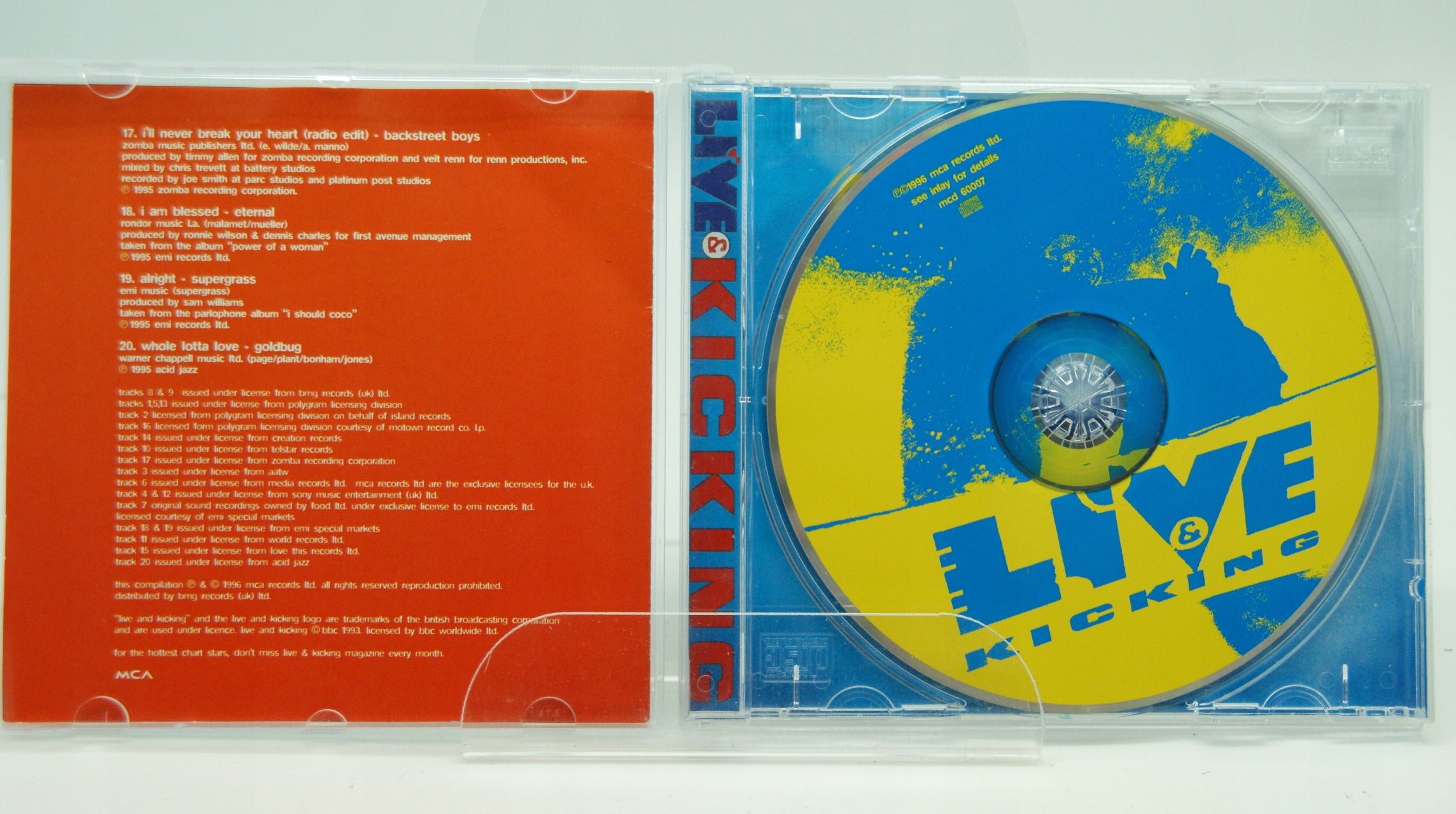 Cd - Various - Live & Kicking