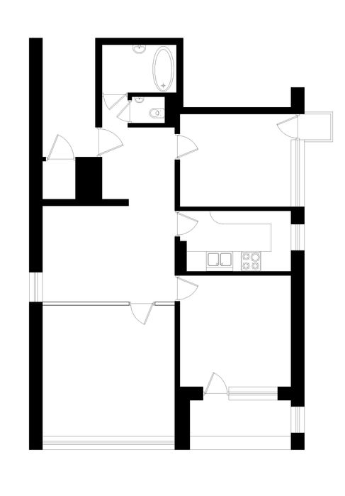 4 pokoje, loggia - jeziorko Czerniokowskie -ul.Bernardyńska