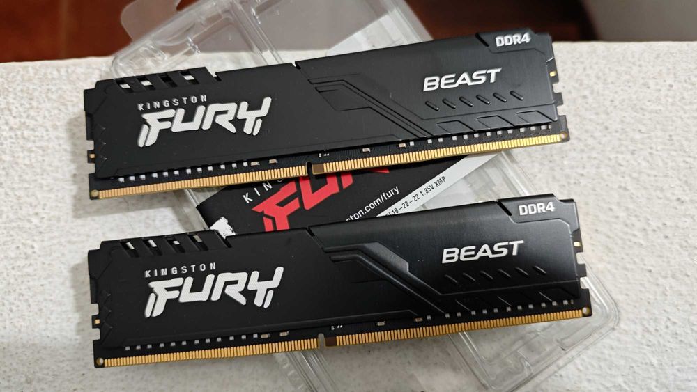 Kingston FURY Beast 64 GB (2x32 GB) 3600MHz DDR4 c/garantia