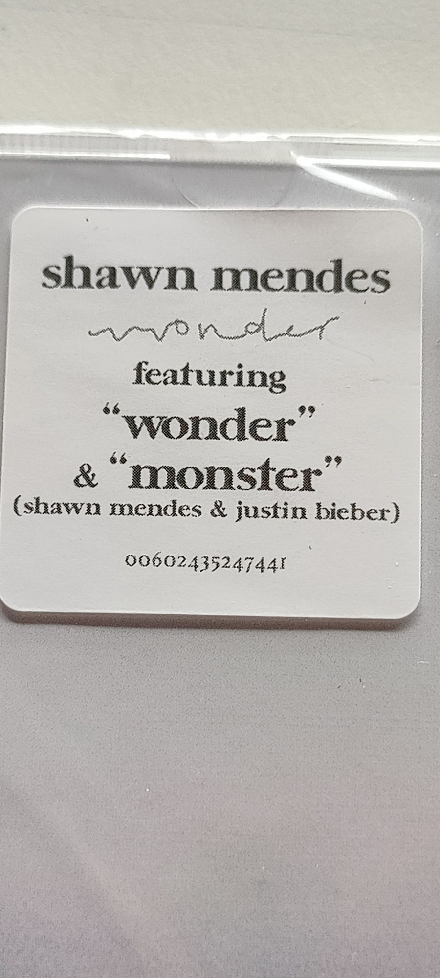 CD Shawn Mendes "Wonder" & "Monster" (Shawn & Justin Bieber)