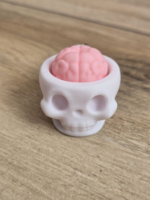 Breloczek Klik Klik Clicker Czaszka 3d - Brelok Druk3d fidget Keychain