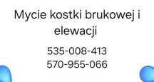 Czyszczenie kostki brukowej, elewacji, budynków i wiele wiele innych