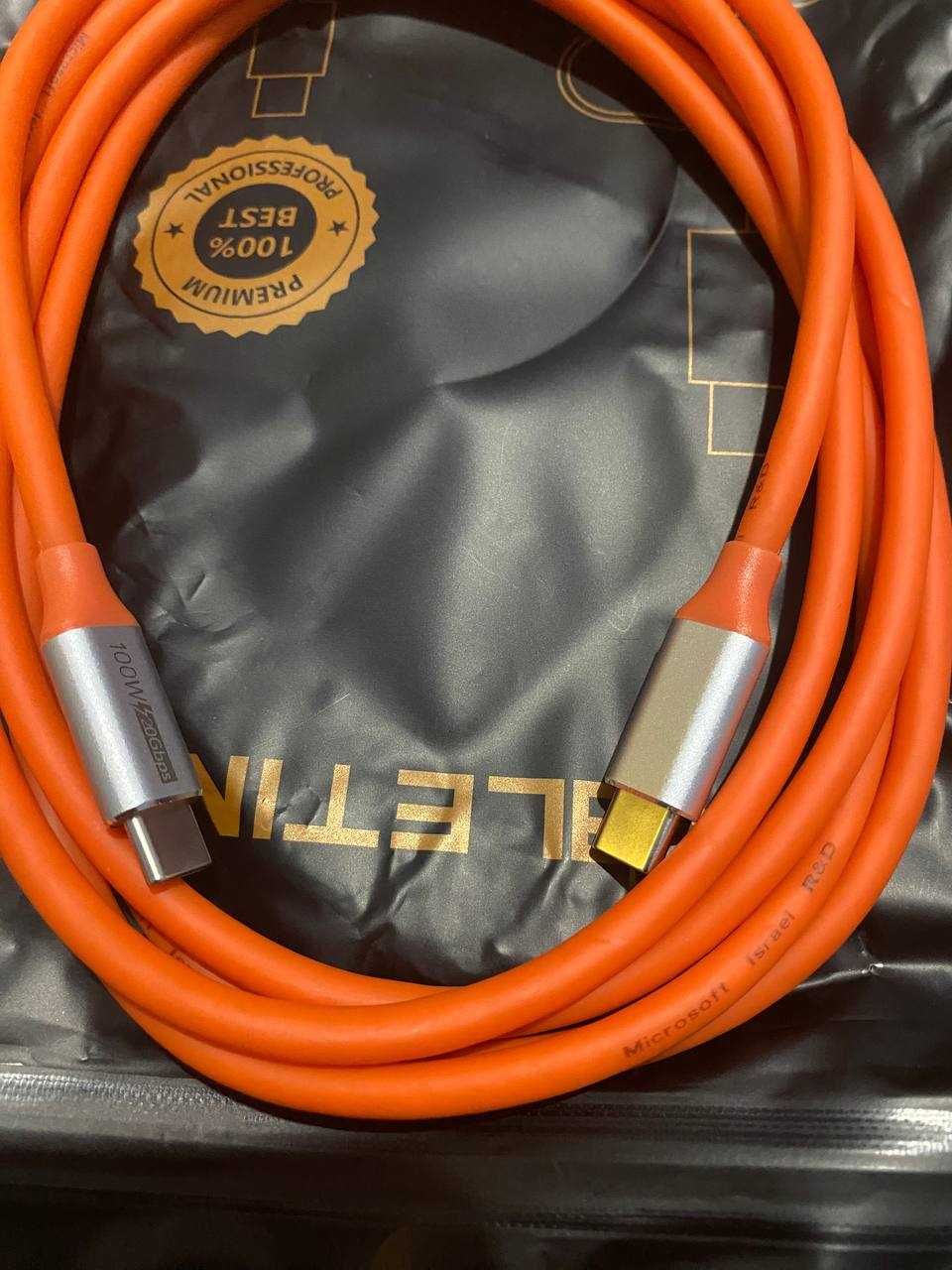 Провід зарядки, type-c, usb c 3.1 pd100w, мережевий кабель