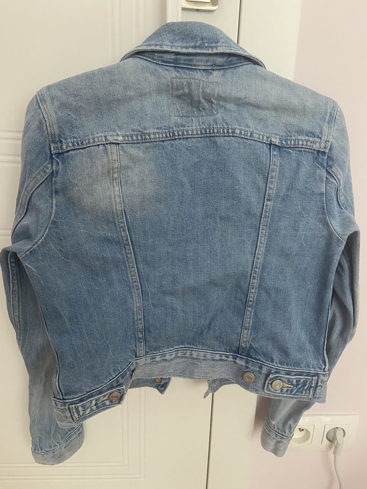 Levi’s kurtka jeansowa Trucker damska ripped